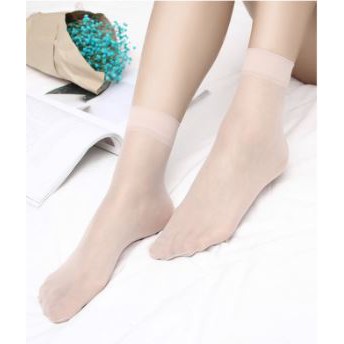 KMK-06 Kaos kaki TRANSPARAN TIPIS MATA KAKI pendek daily socksmuslim nyaman elastis stocking