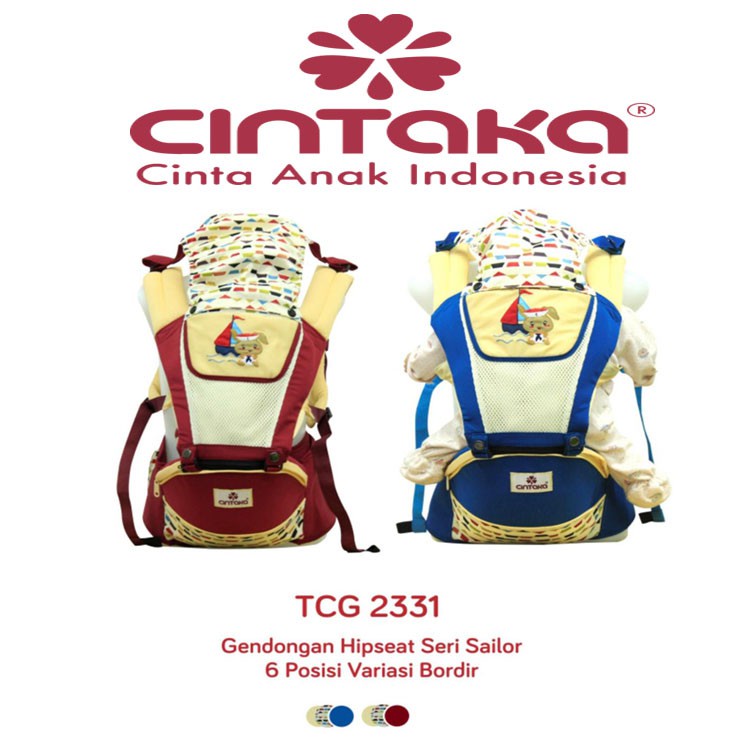 Chintaka Hipseat Gendongan bayi 6posisi seri SAILOR  TCG2331 Animalia CBG3131