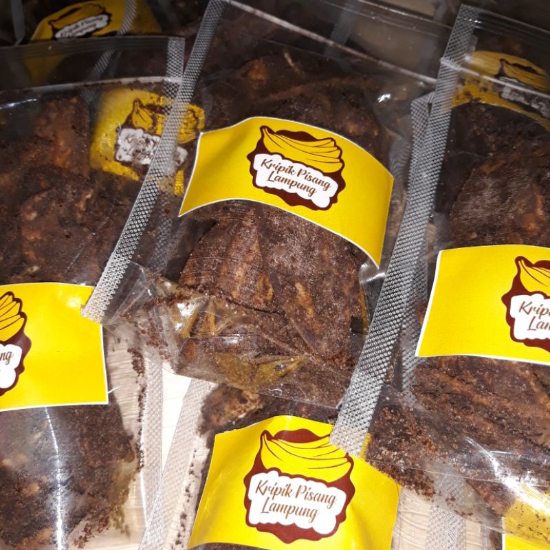 kripik pisang coklat keripik pisang cokelat khas lampung