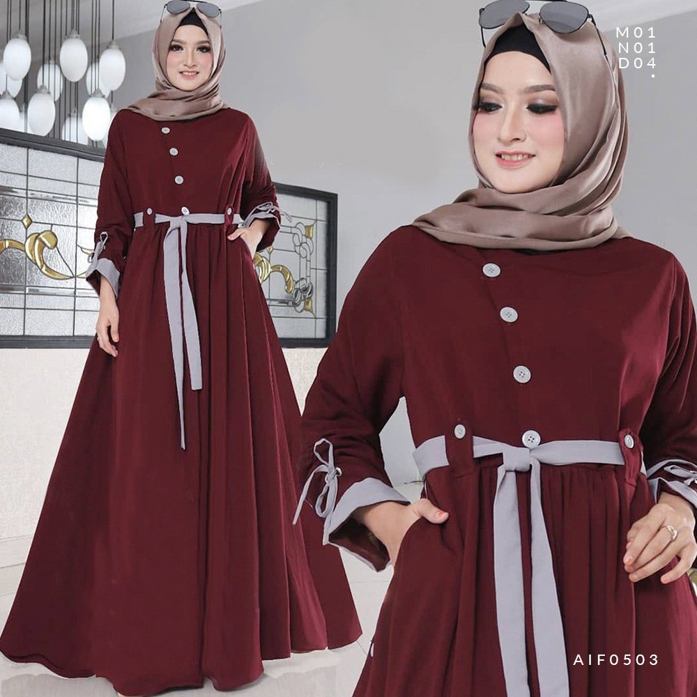 LUNA DRESS /  DRESS / MAXI / GAMIS / BAJU WANITA / TERBARU / GAMIS / BAJU CEWEK