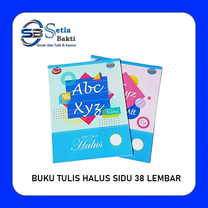 

SINAR DUNIA - Buku Menulis Halus - Anggun SIDU 38 Lembar - 1 Pcs