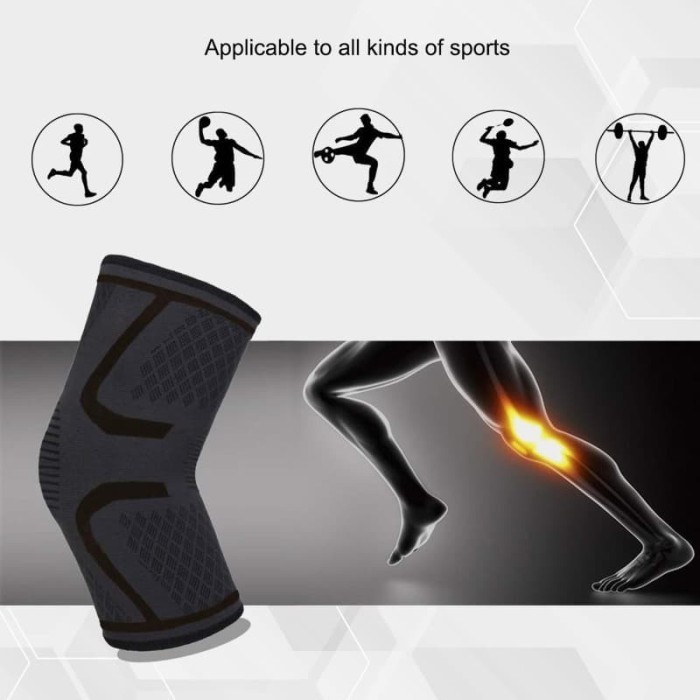 GOOD Knee Protector Karet Pelindung Lutut Rubber Knee Pad Support