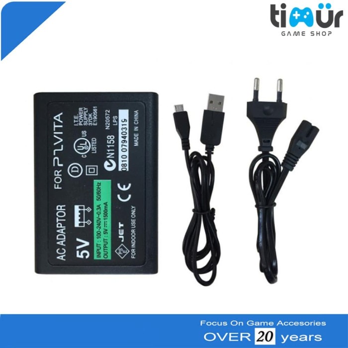 Adaptor Adapter Charger PS Vita PSVita Slim 2000 ORIGINAL Original original