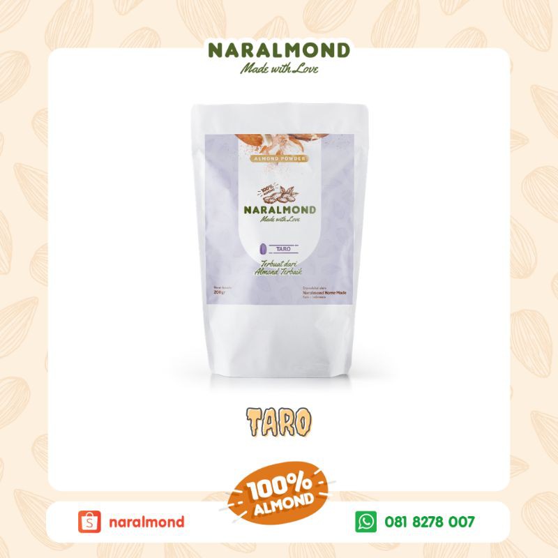 ALMOND ASI BOOSTER ALMOND TARO / PREMIUM ALMOND / 200GR / ASI BOOSTER