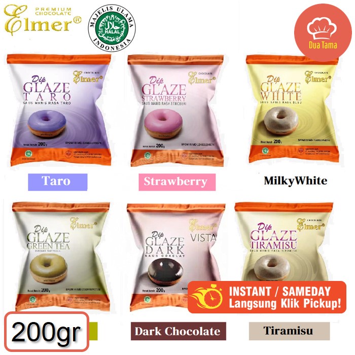 

DIP GLAZE ELMER 200gr / TOPPING DONAT / TOPING PISANG NUGGET
