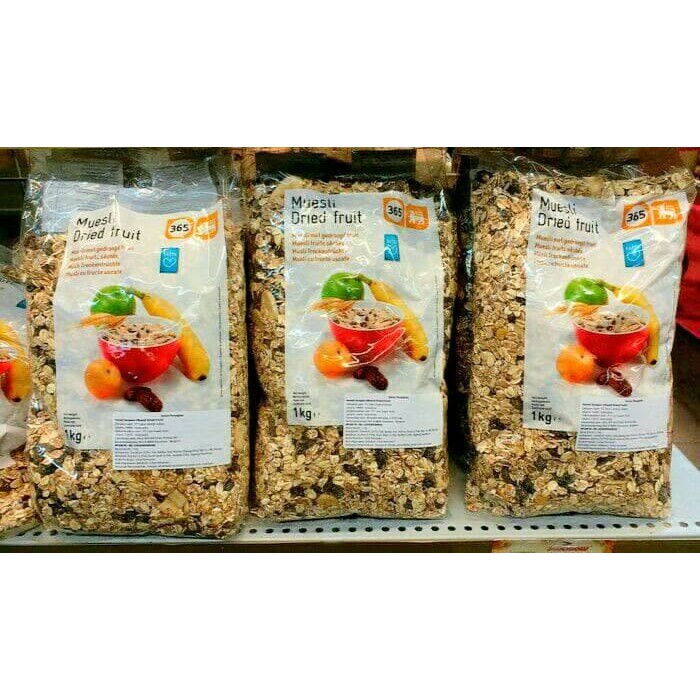 

[PAKET HEMAT] DRIED FRUIT MUESLI 1 KG DELICIOUS HEALTHY FOOD