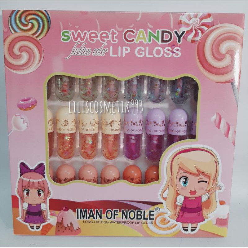 PROMO PERPAK LIP OIL IMAN OF NOBLE MINI SWEET CANDY 7036 LIP SERUM