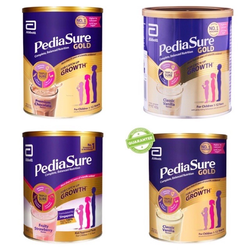 PediaSure GOLD TripleSure Milk Susu Formula Powder 850gr- Singapore