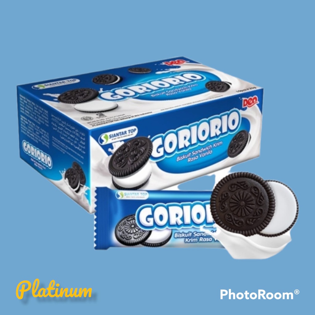 Goriorio Coklat &amp; Vanila | Isi 10 Bks @ 24 Gr | Siantar Top