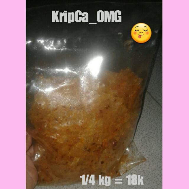 

Keripik kaca KripCa/kripik kaca/ kripik bledag/ kripik beling/ kripik extra pedas kripca 1/4