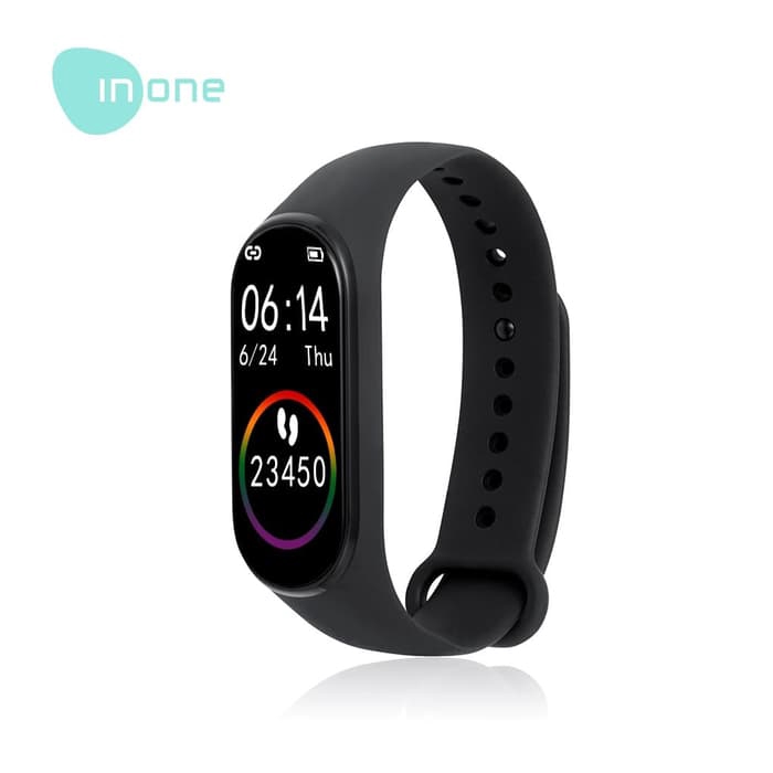 Inone Smartband  Bracelet Black Bluetooth Fitness tracker Colour Display, HeartRate, Waterproof-6
