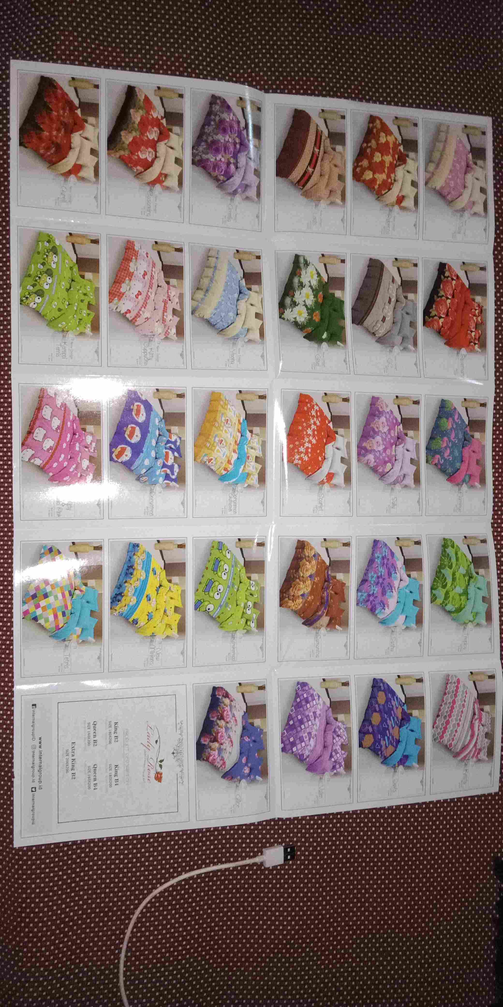 Ladyrose Disperse Keroppi Sprei  120/180*200