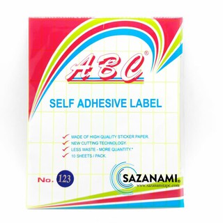 ABC LABEL 123 STIKER LABEL SELF ADHESIVE LABEL LABEL UNDANGAN | Shopee