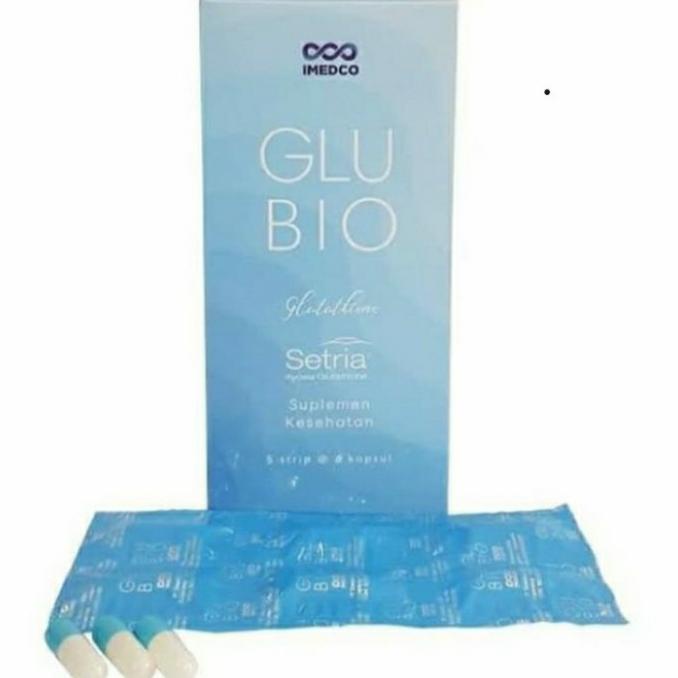 Glubio Original Glutathione Murni Antioxidant,Whiteening & Anti Aging - Kecantikan - Treatment