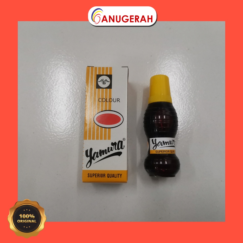 

YAMURA MERAH TINTA STAMP 25CC DOS KUNING