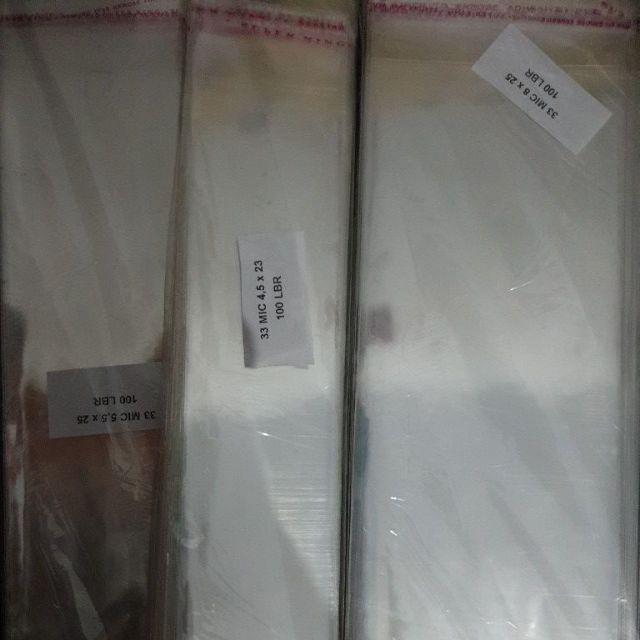 Plastik Opp Single Seal 4x23~8,5x23 | 33 Micron
