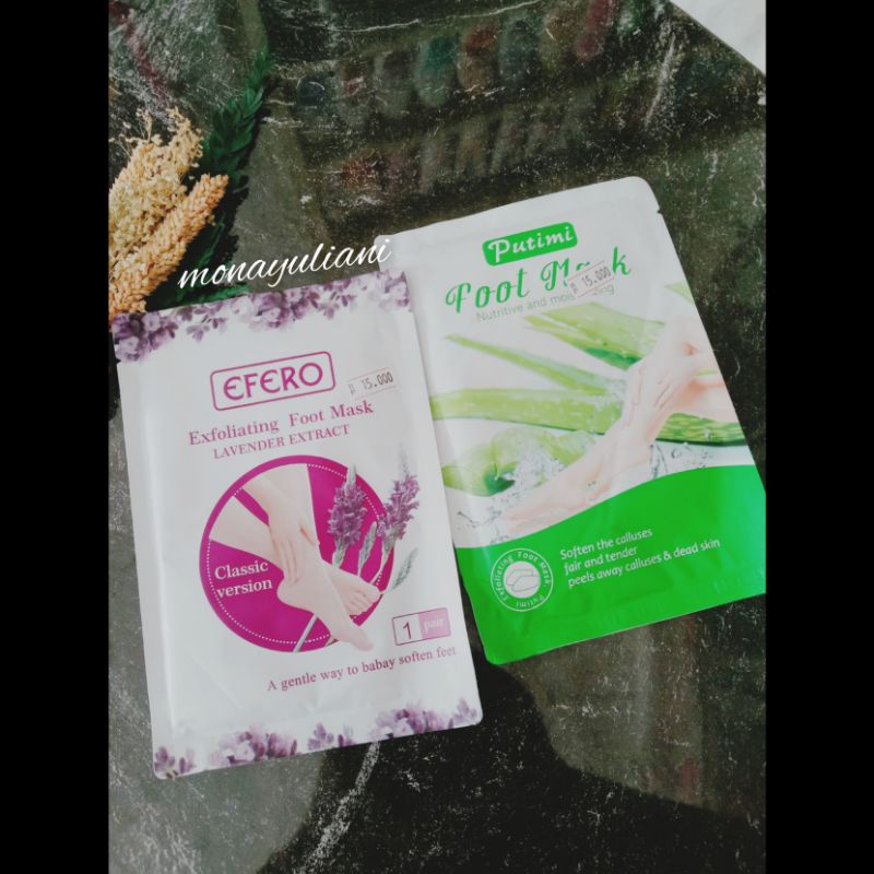 MASKER KAKI & MASKER TANGAN/ MASKER PENGELUPASAN KULIT KAKI