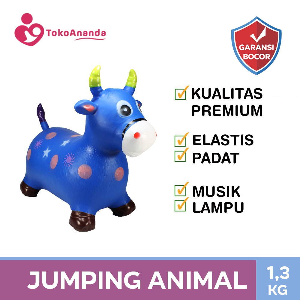 Jumping Animal / Kuda Kudaan Karet ( ada suara dan lampu )