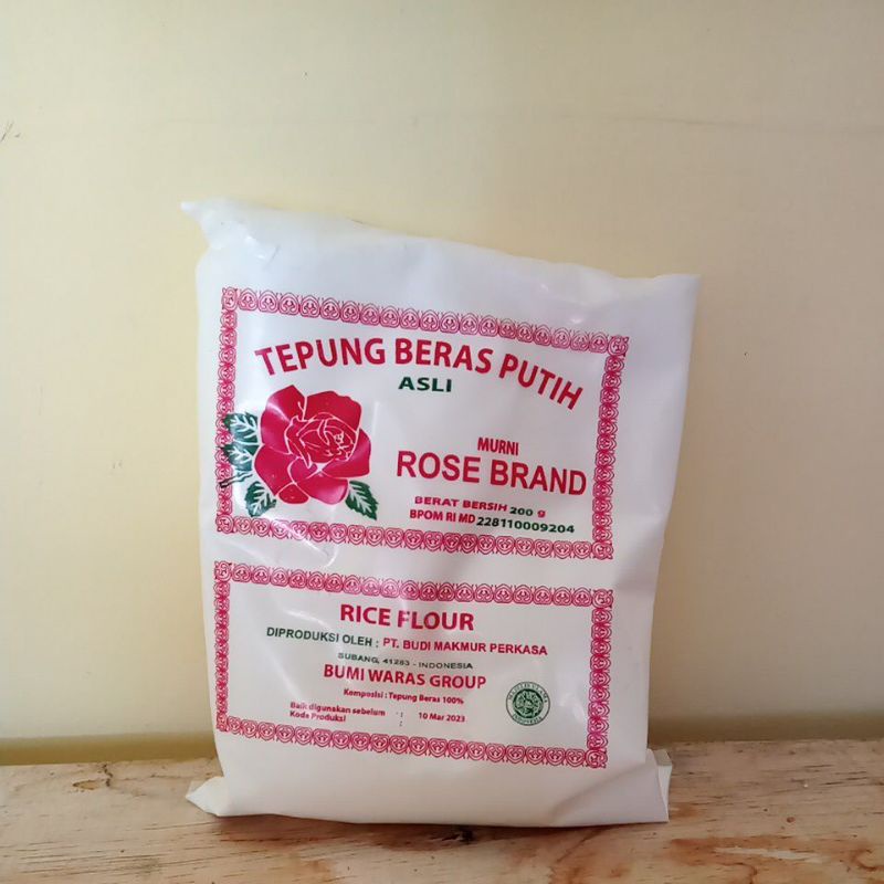 

tepung beras rose brand 200gr