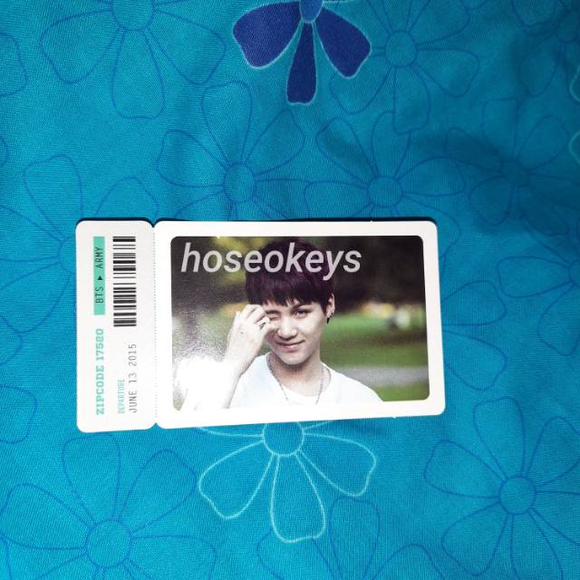 BTS Suga/Yoongi 2nd Muster Photo-Ticket