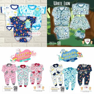 Libby jumper Segitiga  Motif SABLON GIRL BOY New Born Baju  