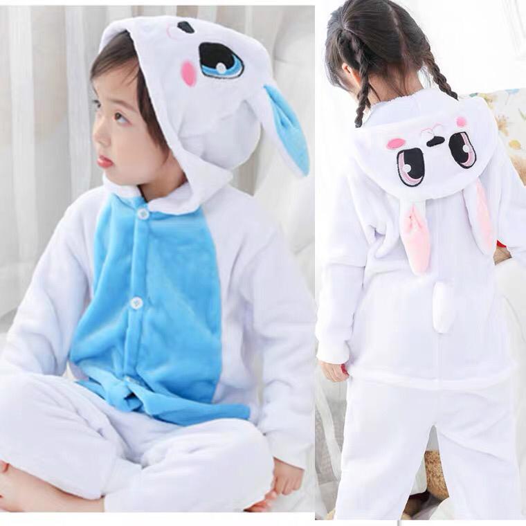 BAJU ONESIE BONEKA KELINCI RABBIT BUNNY KOSTUM PIYAMA BAJU TIDUR COSPLAY