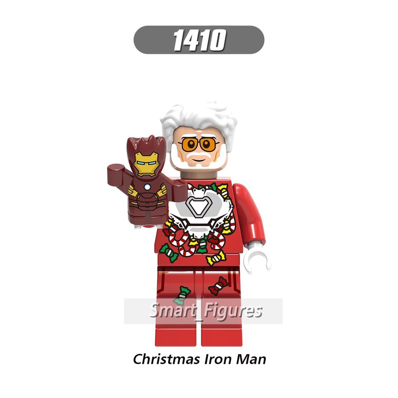 Sw424 Mainan Action Figure Iron Man Minifigures Phoenix Steve Rogers Snowman SW424 Untuk Hadiah Natal X0275