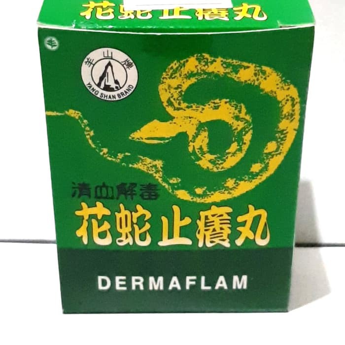Snake itch Removing Pills ( Dermaflam ) - Obat Kulit Gatal & Alergi