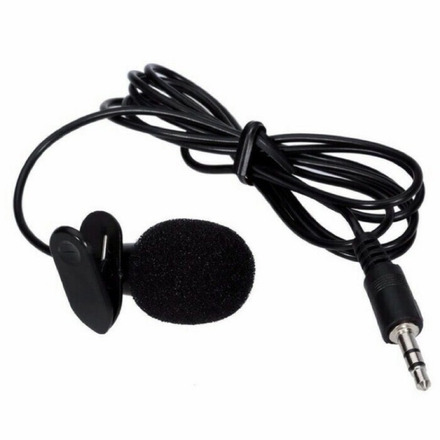 # HJ # Mic clip on klip microphone mini jack 3.5mm