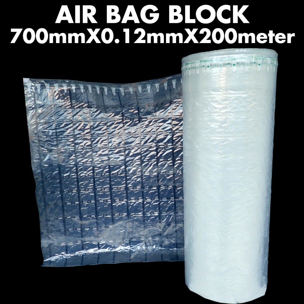 

Air Bag Block Size: 700mmX0.12mmX200meter 1 Roll