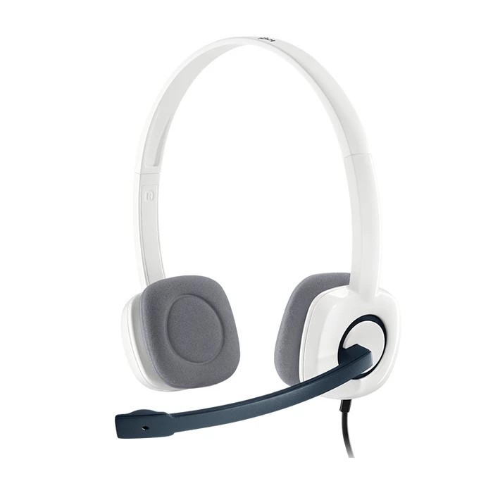 Logitech Headset H150 Blue dan White RESMI DAN BERGARANSI 100% - Putih