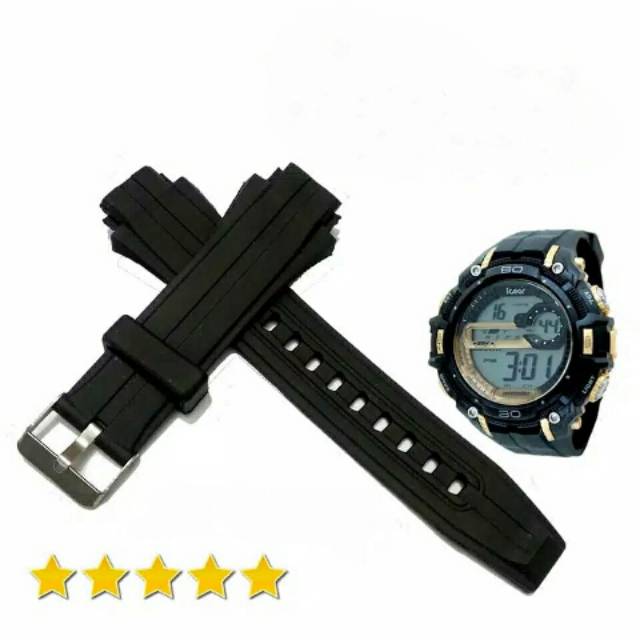 RUBBER STRAP TALI JAM IGEAR i25-1948 RUBBER IGEAR i25-1948