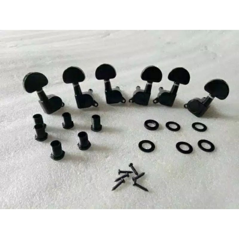 Dryer gitar / gitar tuning peg machines 6 pc 3L - 3R