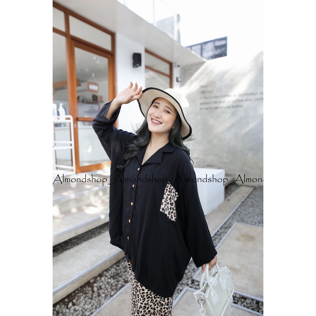 Micca Set Leopard / Daily Set Loreng / One Set Rayon / Pajamas Wanita Busui Friendly