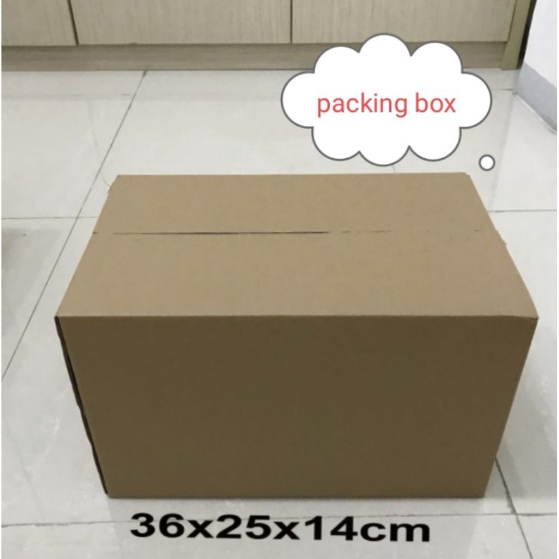 

kardus uk.36x25x14 cm box packing dll
