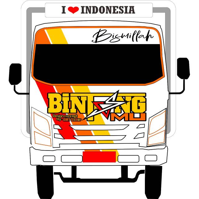 20 Trend Terbaru Stiker  Truk  Canter  Depan Aneka Stiker  