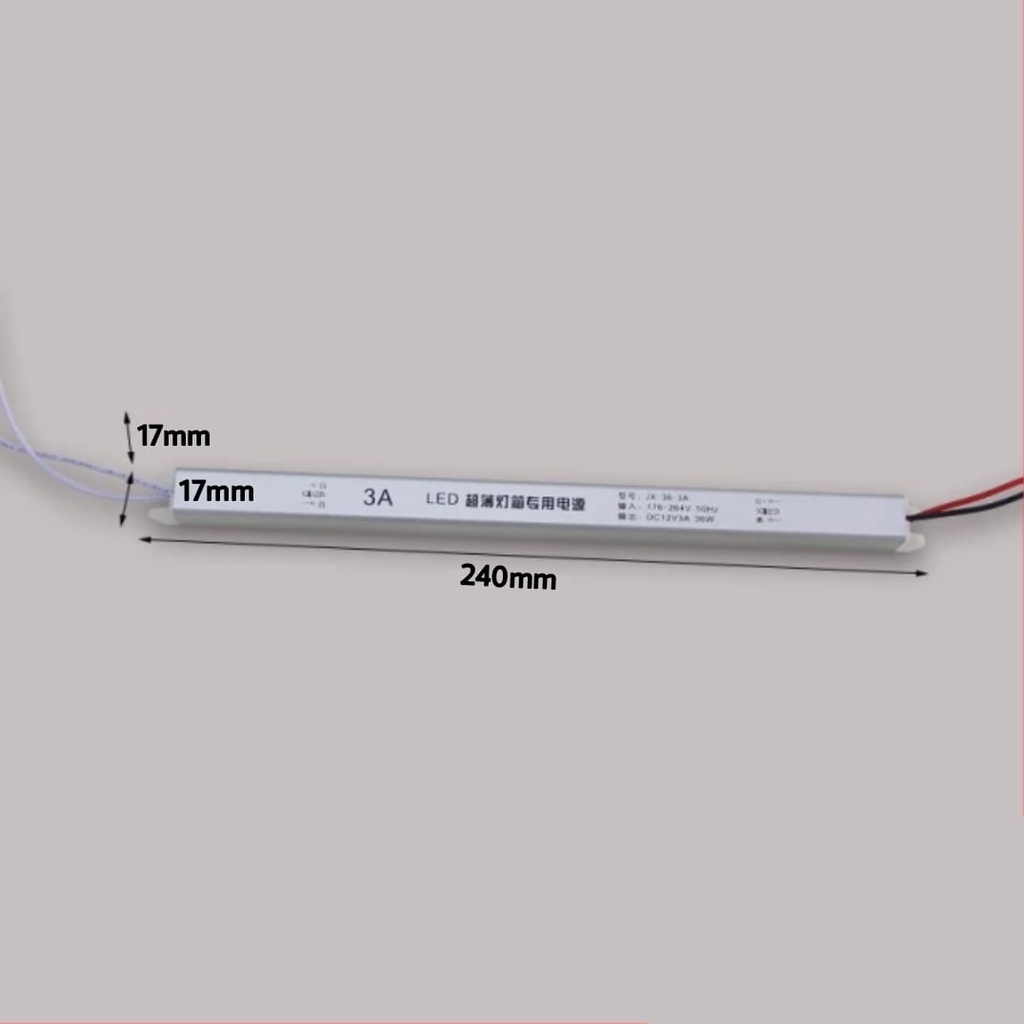 Power Supply Slim Trafo Adaptor 12V Adaptor 3/5A Led Strip