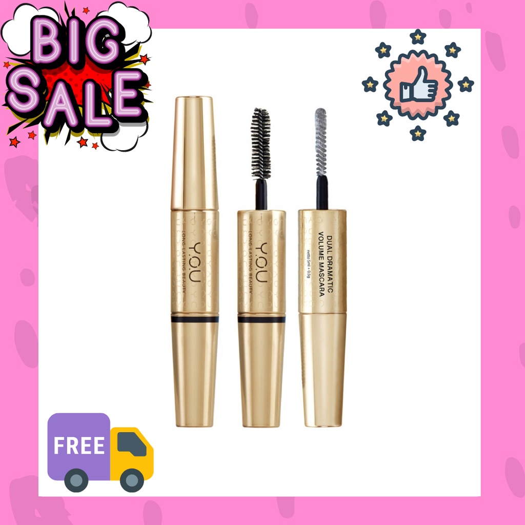 DUAL MASCARA YOU GOLD MASKARA MURAH BAGUS You The Gold One Dual Dramatic Volume Mascara Long Lasting