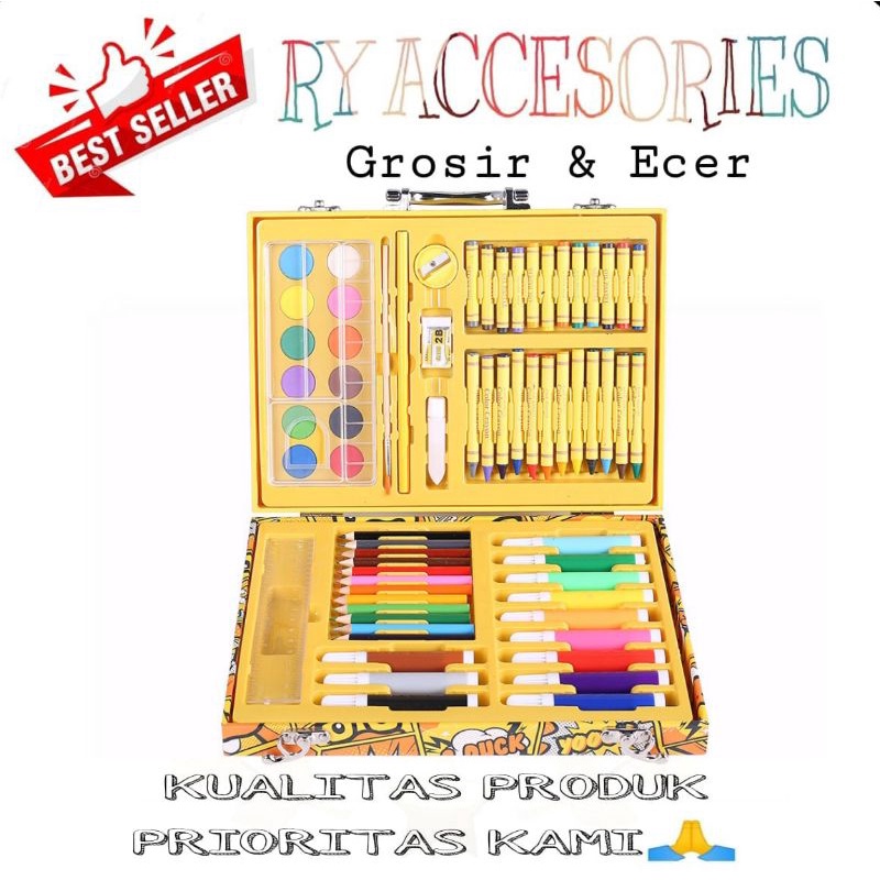 

RY - Crayon Art Set 67 Pcs Pensil Pen Warna Colouring Koper Besi duck