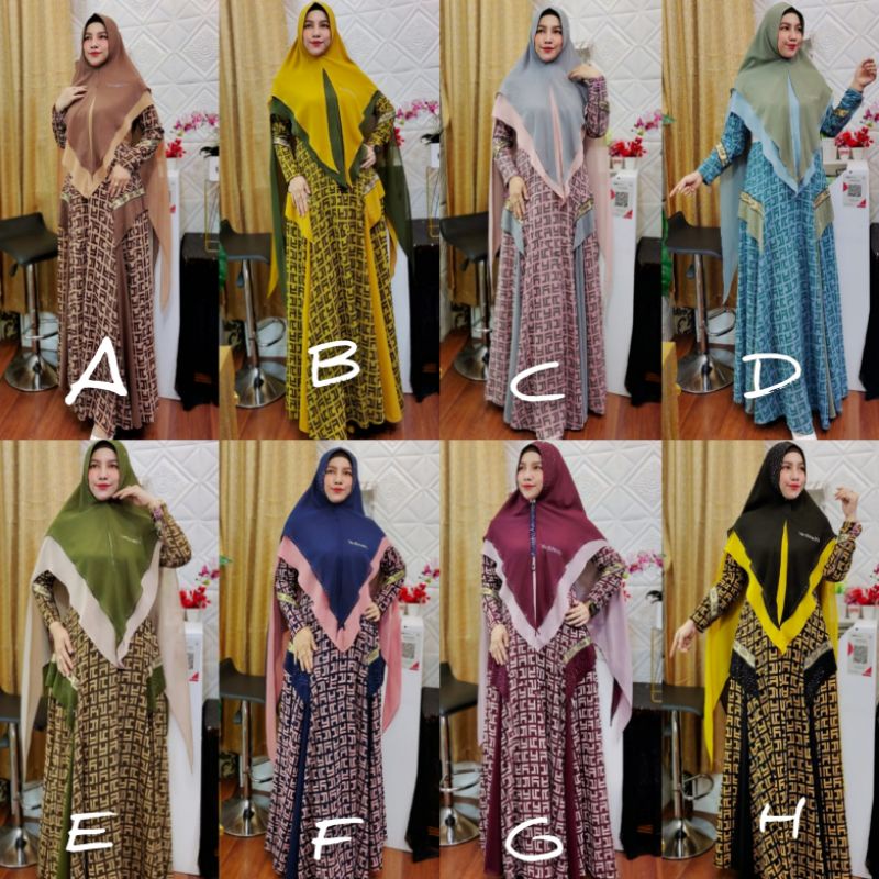 SALE set ALYA SYARI by Yodizein / Gamis set syari
