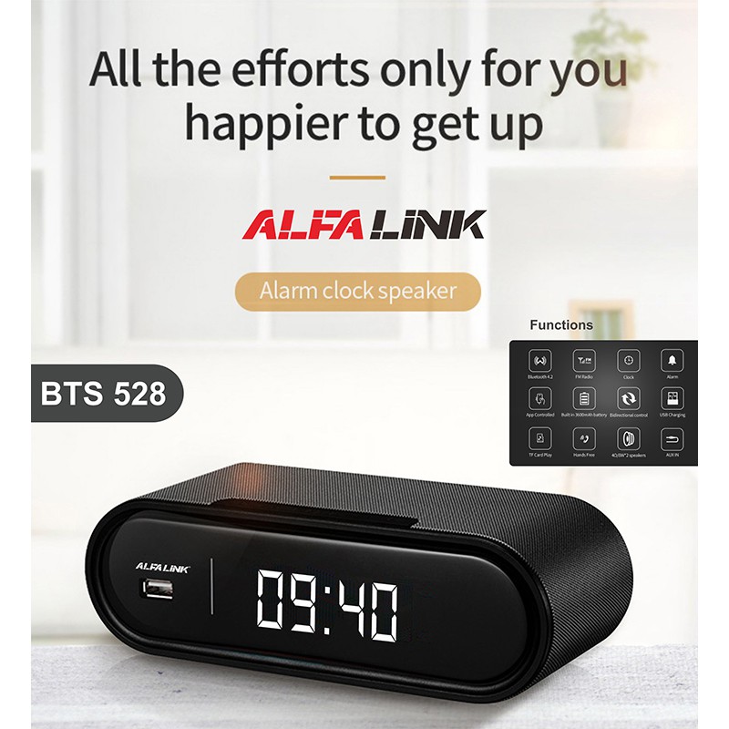 Alfalink Bluetooth Speaker BTS 528