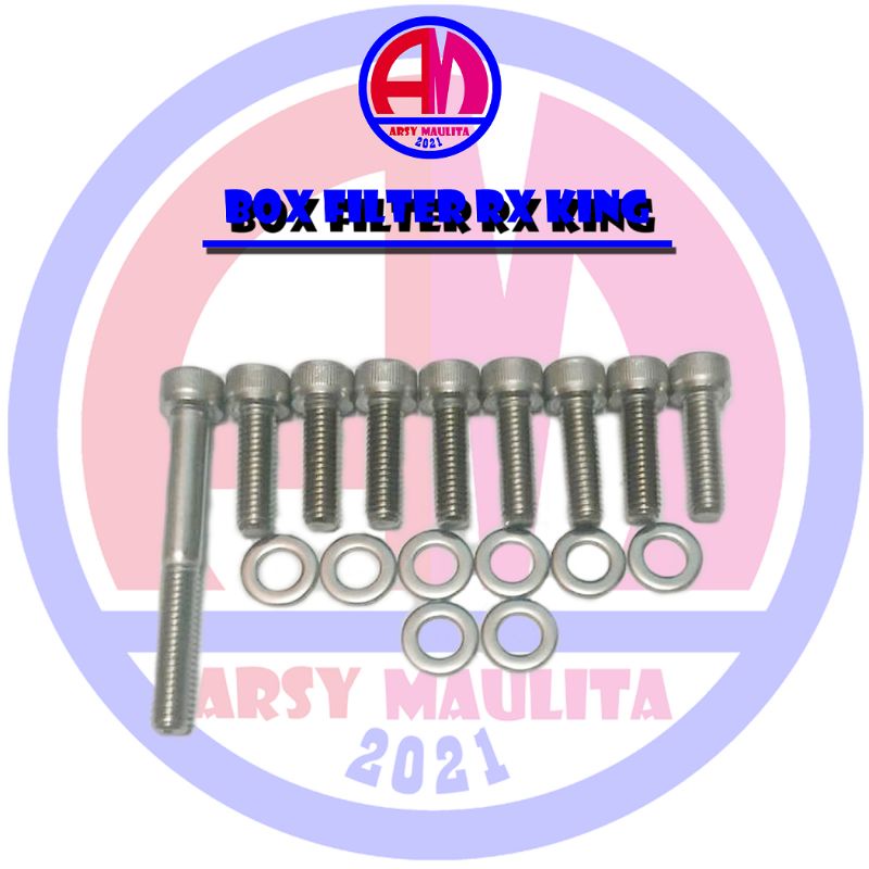 Baut Bok Filter Rk King Stainless Asli Merk THE SS304 Kunci L