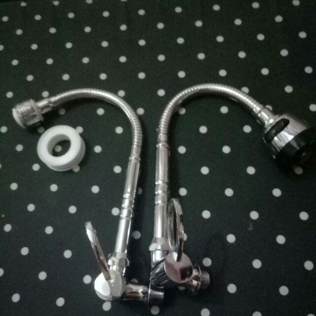 Kran Angsa Flexibel Besi Kuping Kepala Kecil Bagus - Kran Angsa Tembok Murah - Kran Bak Cuci Piring