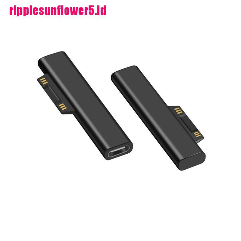 Konverter Tipe c Female PD Fast Charging Untuk Surface Pro 3 4 5 6