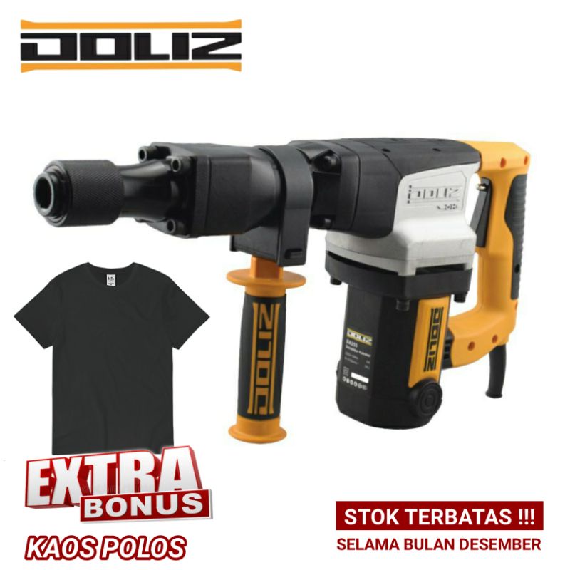 Jual Mesin Bobok Beton Ba Doliz Demolition Hammer Doliz Ba Bor Beton Doliz Bonus Kaos