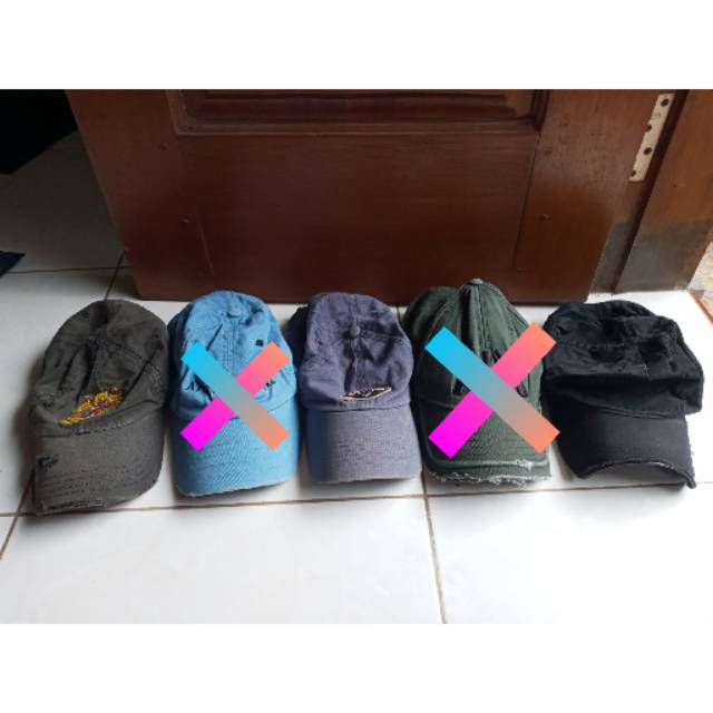 Topi bekas vintage (Jual borongan)