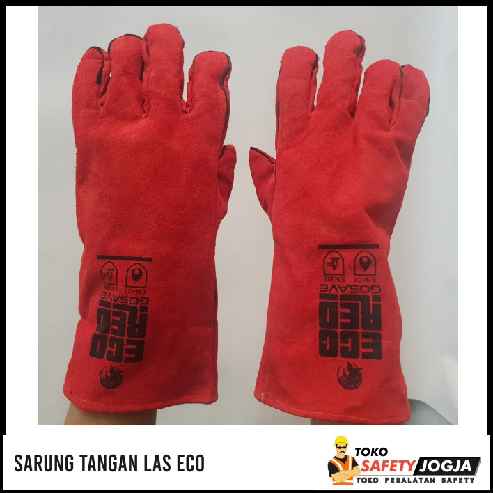 SARUNG TANGAN  LAS KULIT KERJA SAFETY GLOVES ORIGINAL GOSAVE