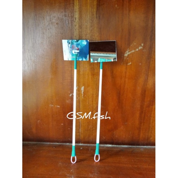 Stik Kaca Cupang Betta Channa Pelatih Mental Flaring Ikan Chana Cana Cermin Mirror
