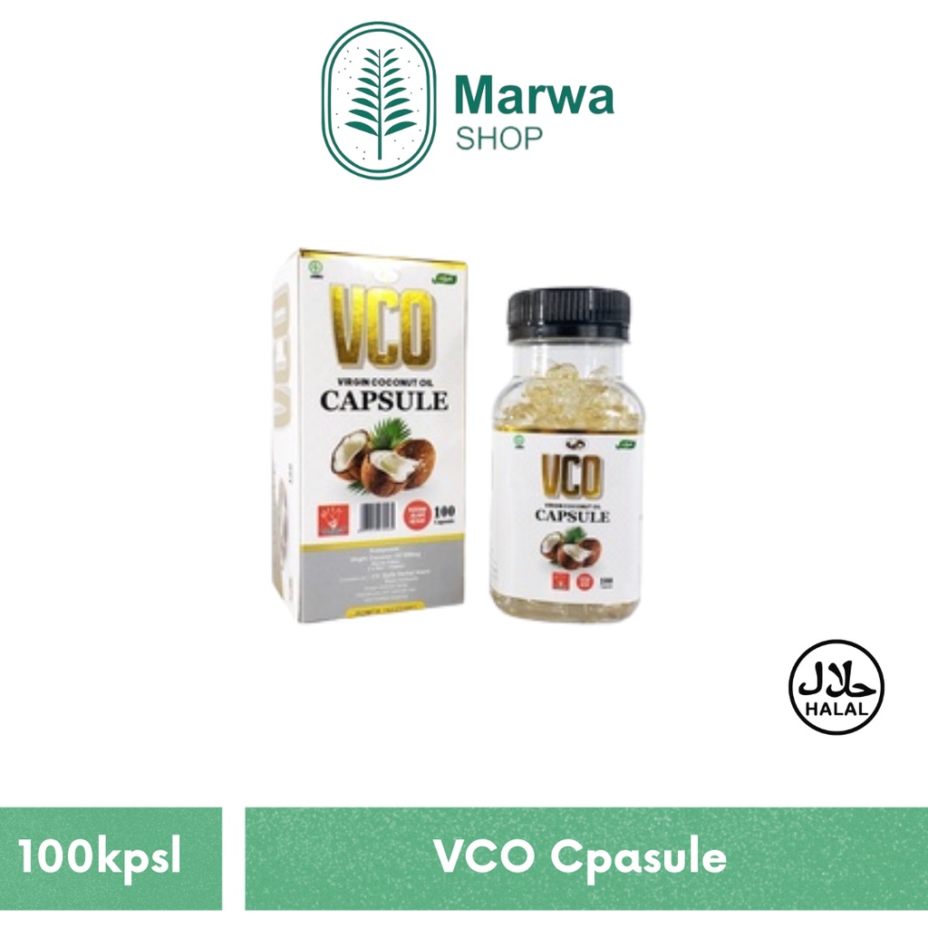 Virgin Coconut Oil Kapsul / VCO CAPSULE 100kpsl Syifa Herbal / VCO 100 KAPSUL VIRGIN COCONUT OIL SYIFA MINYAK KELAPA MURNI