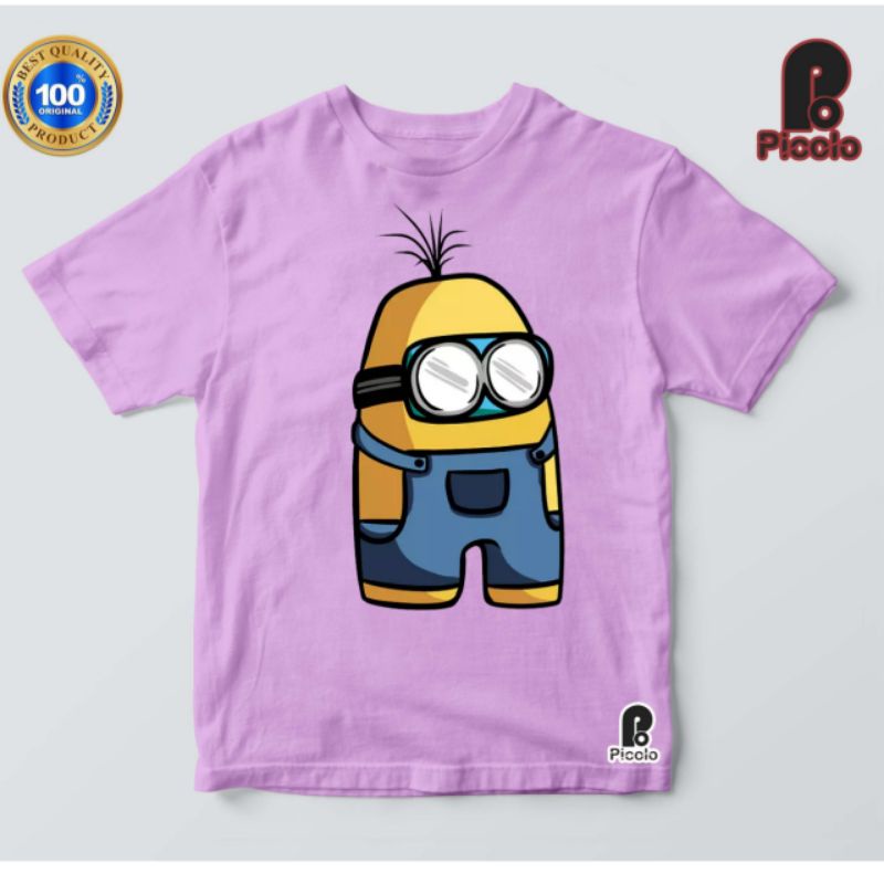 kaos baju among us minion lucu bahan premium